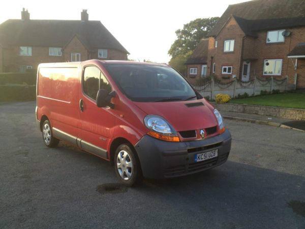 2002 Renault Trafic 1,9 dci 6 speed red swb tax mot excellent runner recon gearbox new clutch