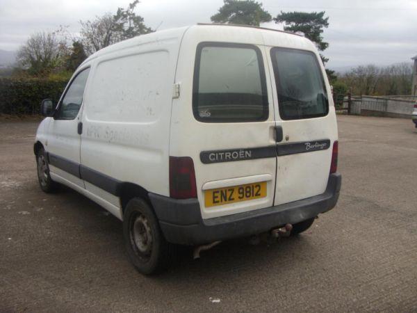 Citroen Berlingo. Full years MOT, taxed until Feb 2014. New tyres. Very reliable.