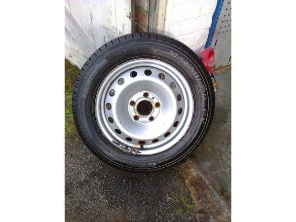 vauxhall vivaro spare wheel new unused tyre 195/65r 16c