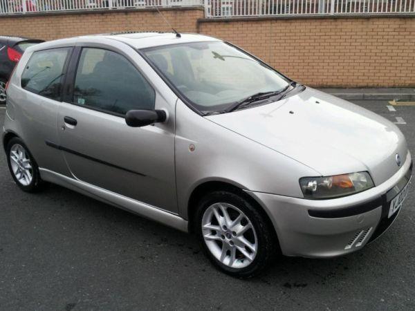 2002 fiat punto sporting 1.2 16v 6 speed tax & tested