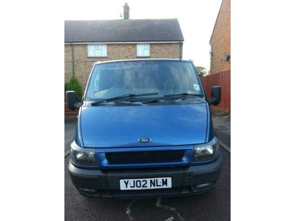 ford transit 2002 mot and tax elec windows cd player in blue better than white ones