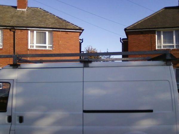 FORD TRANSIT - ROOF RACK - REMOVED FROM A T350 2004 MEDIUM HIGH ROOF MODEL - COULD POSSIBLY DELIVER