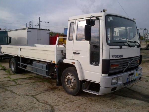 Left hand drive Volvo FL6, 14 Ton dropside truck. On steel springs. Year: 1997