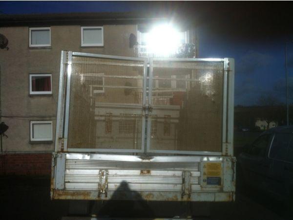 Renault Master with added cage