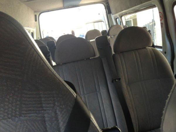 Ford Transit LWB 15 seater minibus. Year: 2001 right hand drive. We can also supply LHD change kit