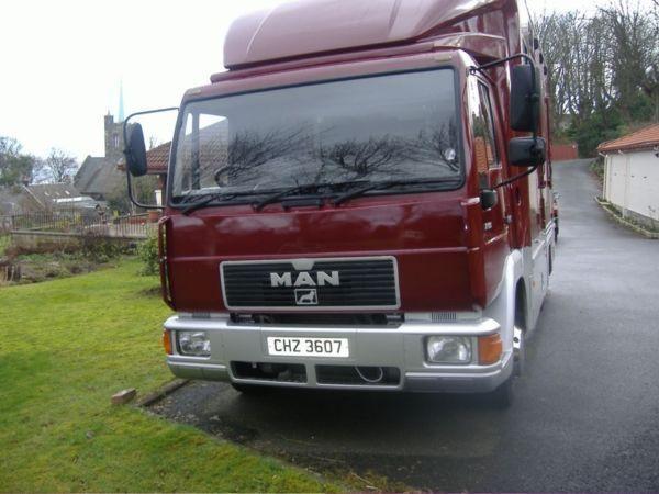 Horsebox MAN 7 1/2 ton two horse one pony may px for horse trailer or