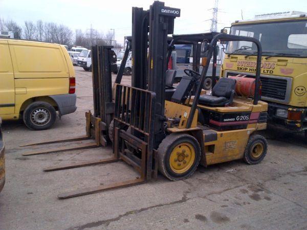 Doosan / Daewoo G20S-2, 2 ton gas forklift with sideshift, Year: 1998. only 2444 hrs