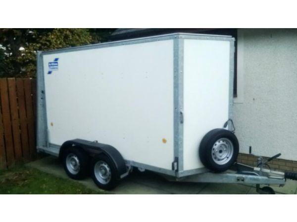 TRAILER, IFOR WILLIAMS BOX TRAILER, 10X5, AS NEW IN AND OUT