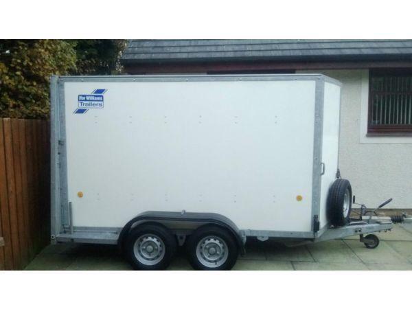 TRAILER, IFOR WILLIAMS BOX TRAILER, 10X5, AS NEW IN AND OUT