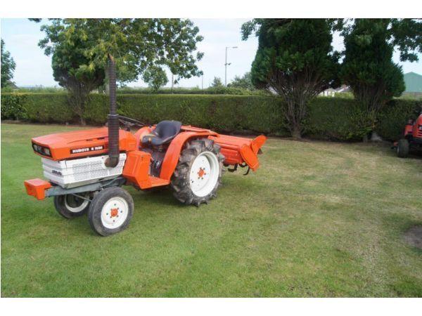 kubota garden compact tractor 20hp diesel low hours also rotovator not ford massey case jcb