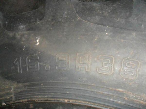Pair of 16.9X38 tyres