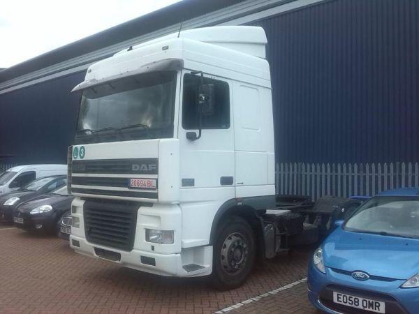 DAF 95XF430 ,2001 , LHD , LEFT HAND DRIVE TRACTOR UNIT