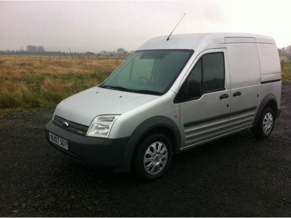 2007 FORD TRANSIT CONNECT VERY RARE LWB BIGGER BHP MODEL WITH GENUINE LOW MILES AND MET SILVER