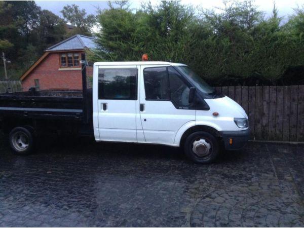 Transit double cab tipper