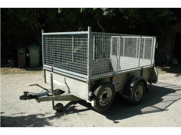 Iford Williams GD85 trailer with ramp and mesh kit