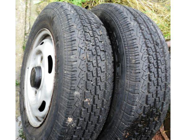 Ford Transit wheels & tyres set of four £100 from 2007 Van 195 70 15