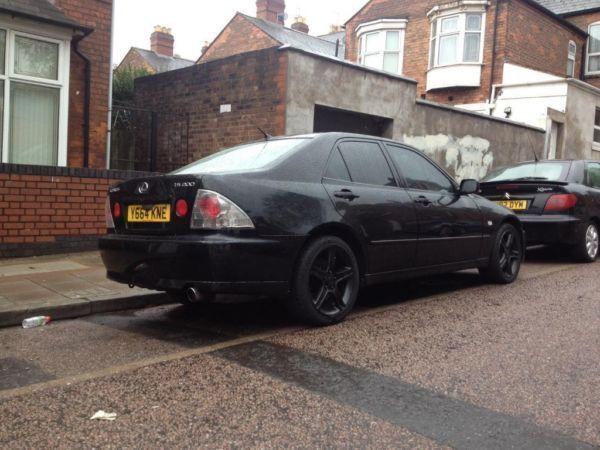 My Beautiful Lexus is200se sports 2001 black fresh 12month mot and fresh 6month road tax SWAP or PX