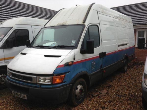Iveco daily 2.8 Td lwb hiroof 4.5 meter full v5 twin wheeler 2000 year