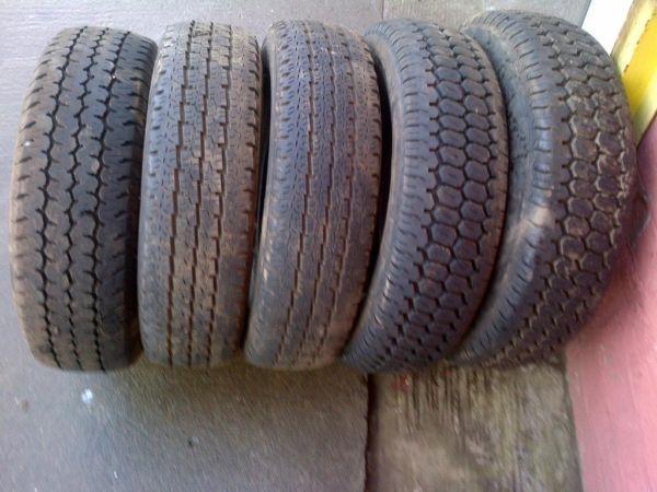 Van Tyres 215 by 15 Set of 5 for sale CHEAP