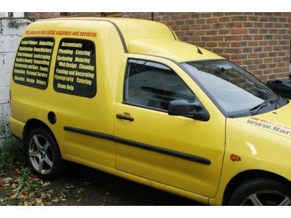 02 VW Caddy 1.9sdi. Eyecatching, perfect for business. 84k miles. Good condition. May need gearbox?