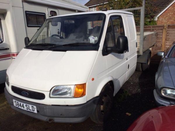 Ford transit tipper double cab, 12 months MOT, 114'000 miles