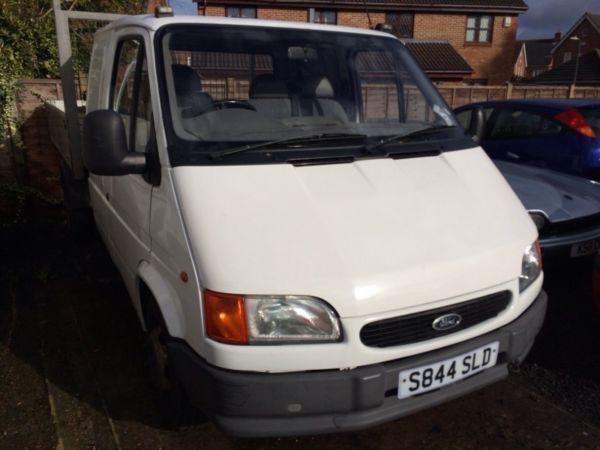 Ford transit tipper double cab, 12 months MOT, 114'000 miles