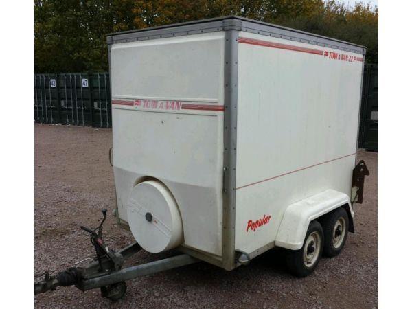 Indespension Towavan box trailer twin wheeled perfect condition