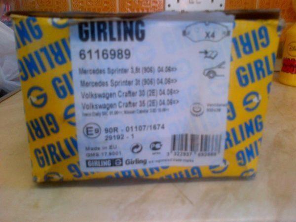 girling brake pads 4 various vehicles see add