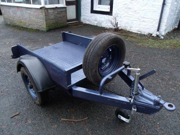 TRAILER STEEL CONSTRUCTION BED SIZE APPROX 51 X 34 INCHES