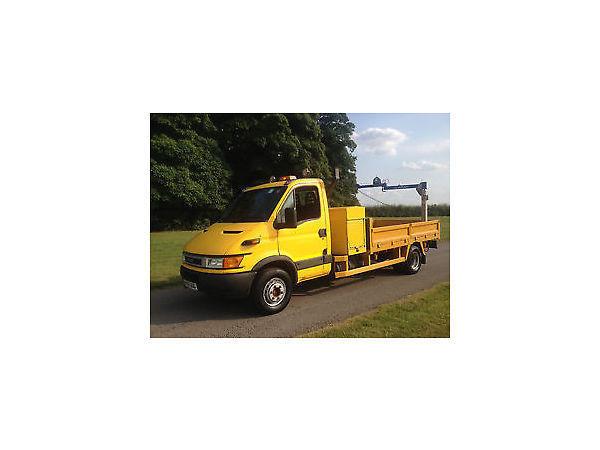 iveco daily pick up with crane low miles 1 owner 6.5ton