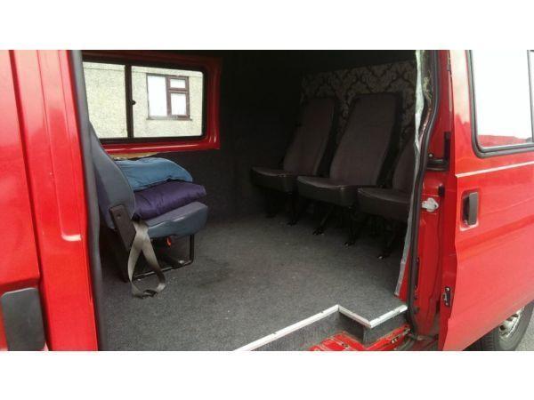 FOR SALE: 2004 Ford Transit 2.4L 125HP Diesel Crew Splitter Van PERFECT FOR TOURING/MUSICIANS