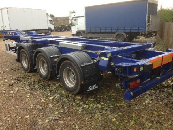 SKELETAL CONTAINER TRAILERS, THIS IS A LOW RIDE, EX DEMO LIKE NEW CONDITION.