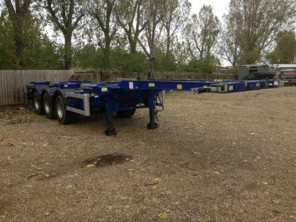 SKELETAL CONTAINER TRAILERS, THIS IS A LOW RIDE, EX DEMO LIKE NEW CONDITION.