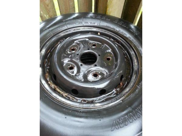 FORD TRANSIT 15 INCH WHEELS AND TYRES OFF MK5 SMILEY