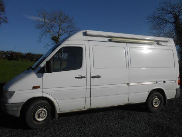Mercedes Sprinter 310D MWB Race Transporter Ideal For Motorbikes, Moto x, Karts etc WITH AWNING