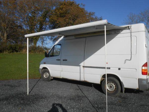 Mercedes Sprinter 310D MWB Race Transporter Ideal For Motorbikes, Moto x, Karts etc WITH AWNING