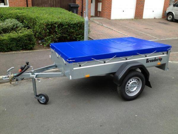 New trailer 2013 Brenderup 1205 s with flat cover