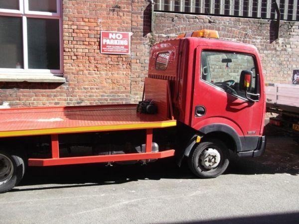 3,5 NISSAN CABSTAR RECOVERY TRUCK 9 M M0T TAX NOVEMBER NEW BACK FITTED