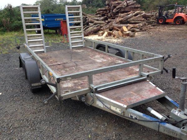 Ivor Williams plant trailer 10x6 , 3.5 ton