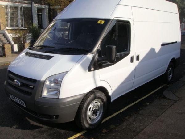 Ford Transit 350 LWB HI ROOF 2007 CLEAN RELIABLE VAN, FULLY VALETED, FULLY SERVICED TAX & MOT