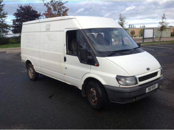 Ford transit 90 t350 lwb med roof 2004 with private red'g plate poss px Enduro trials or mx bike