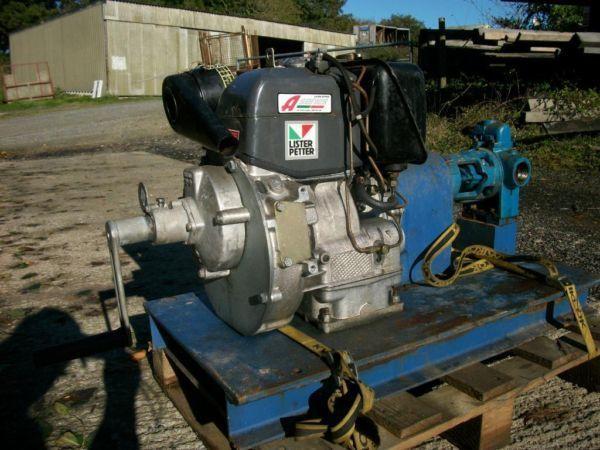 lister petter diesel engined fuel transfer pump