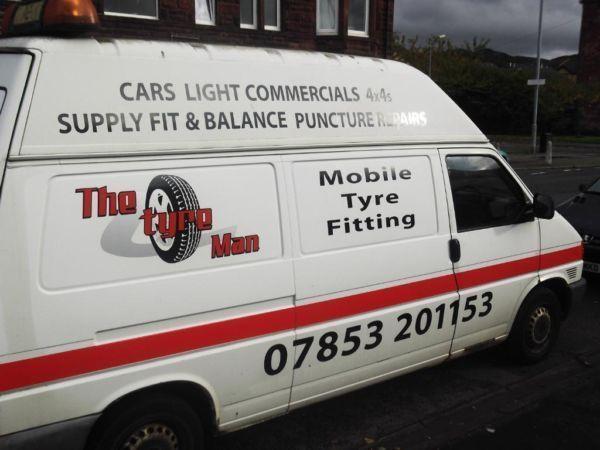 MOBILE TYRE FITTING VAN TAXED AND MOTD