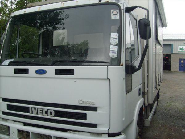 1998 iveco fridge lorry. side display. ready for export. mechanically perfect. 1 owner .£1890