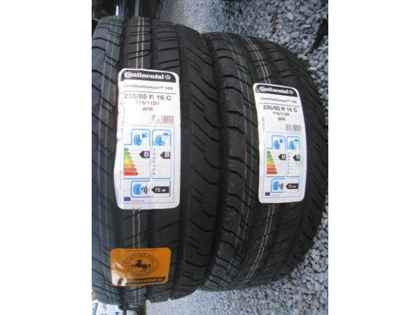 235/65/R16 ContiVan Contact 100. Two New Tyres