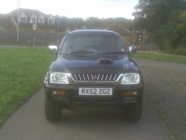 'MITSUBISHI L200 WARRIOR 4X4 DOUBLE CAB 52/ 2002 2.5 TD ** GET READY FOR WINTER **'