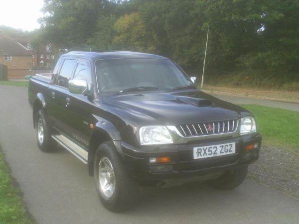 MITSUBISHI L200 WARRIOR 4X4 DOUBLE CAB 52/ 2002 2.5 TD ** GET READY FOR WINTER **