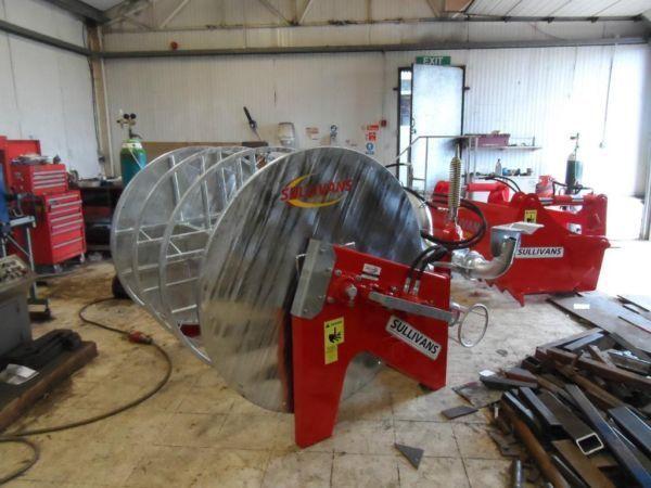 Tractor mounted Slurry Reelers front and back systems (Sullivans Engineering)
