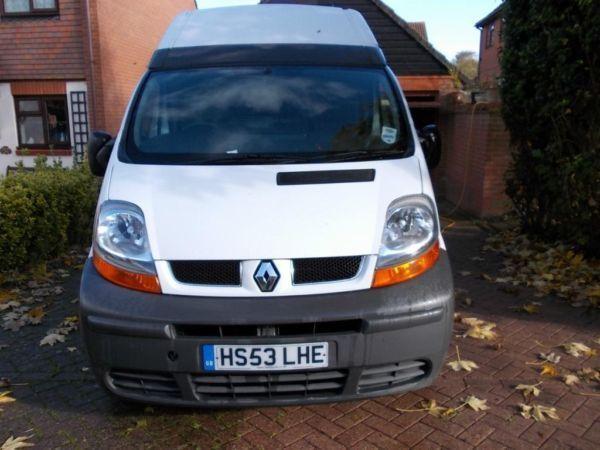 2004/53 Renault Traffic LH29DCI 100 LWB,Hightop Van(NO VAT)