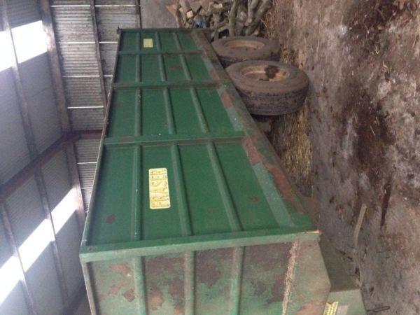 12t Fraser silage/ grain trailer. Great condition